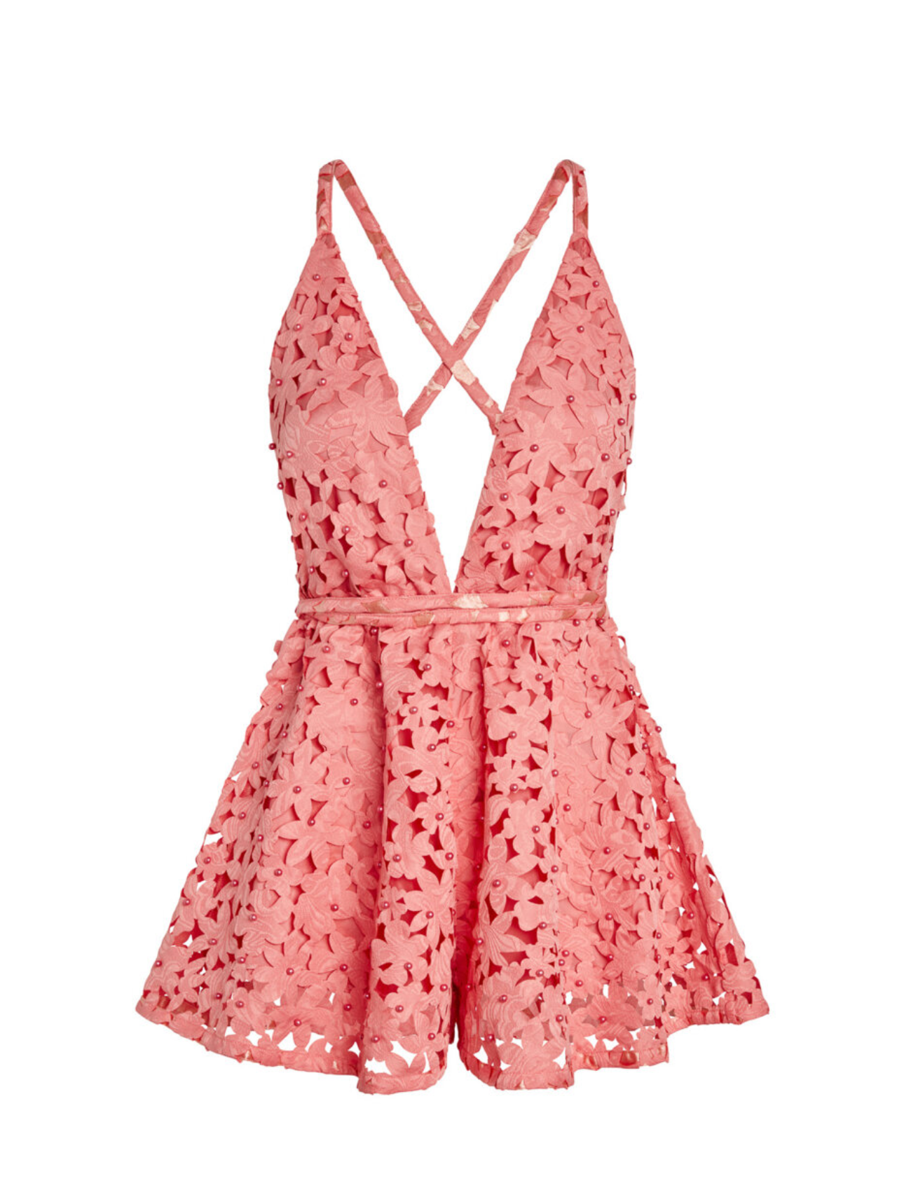 Pearl romper - Peach
