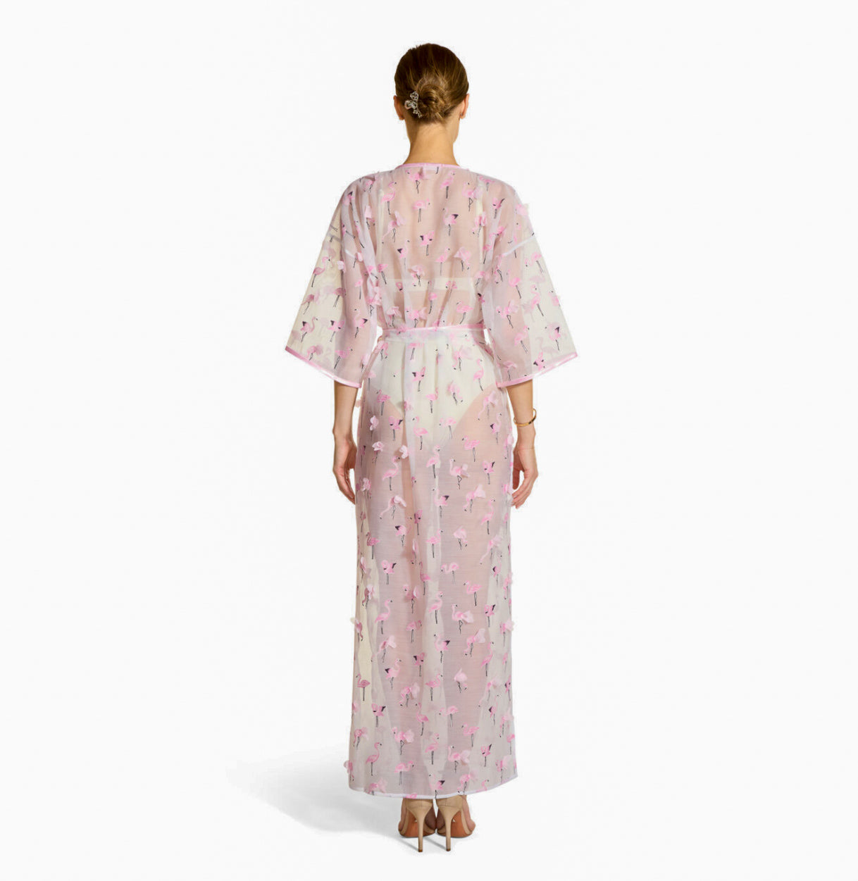 Kimono Flamingo Long